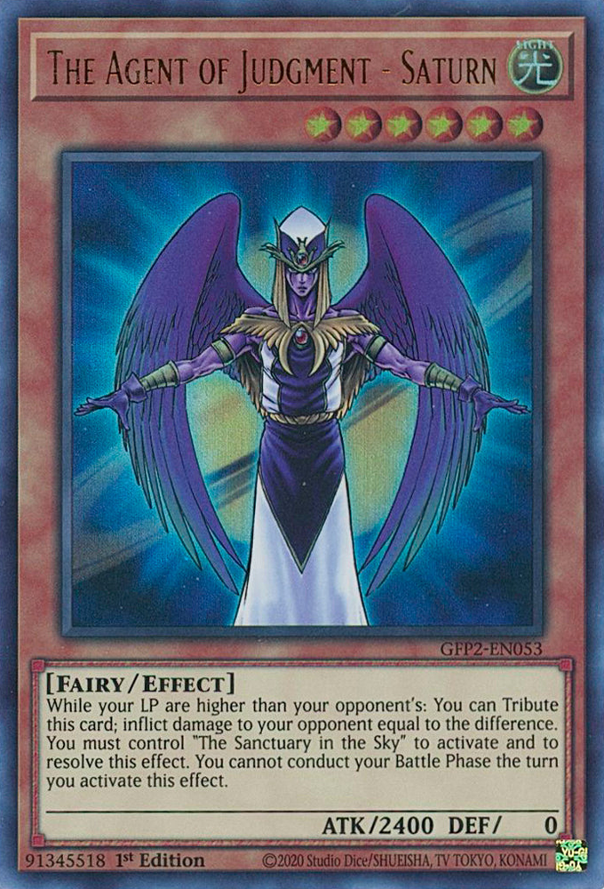The Agent of Judgment - Saturn [GFP2-EN053] Ultra Rare - Yugioh Cards For Your TCG Needs!