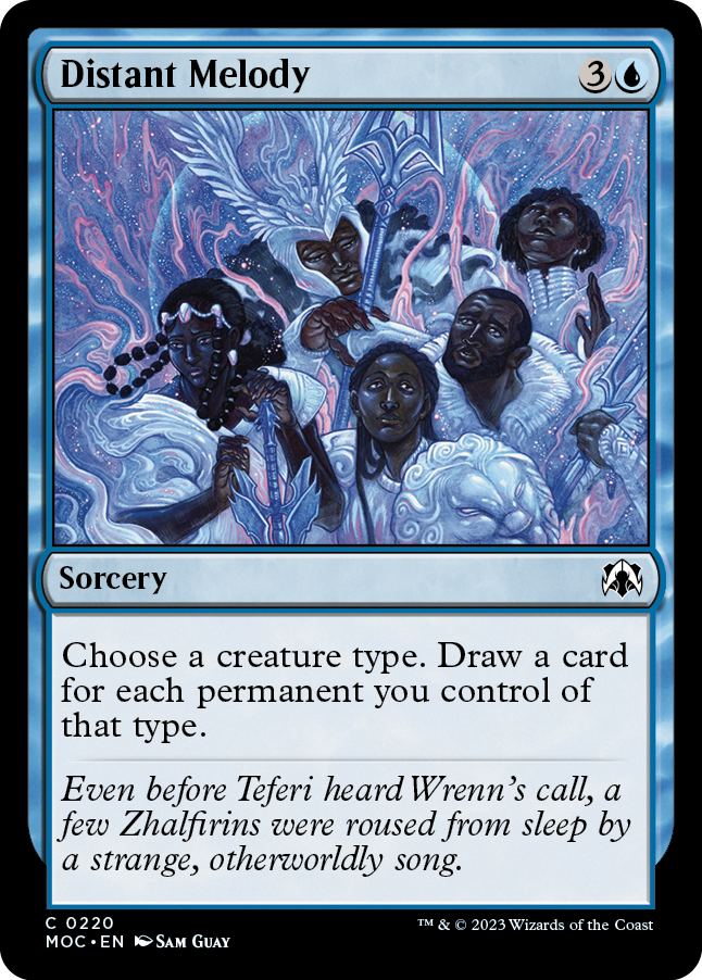 Distant Melody [March of the Machine Commander] Magic: The Gathering