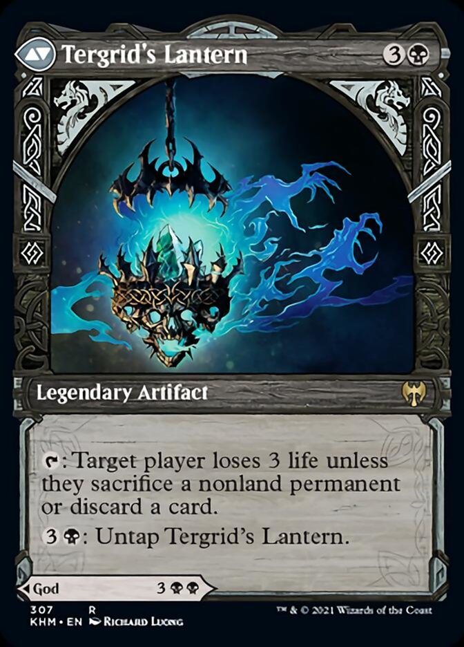 Tergrid, God of Fright // Tergrid's Lantern (Showcase) [Kaldheim] Magic: The Gathering
