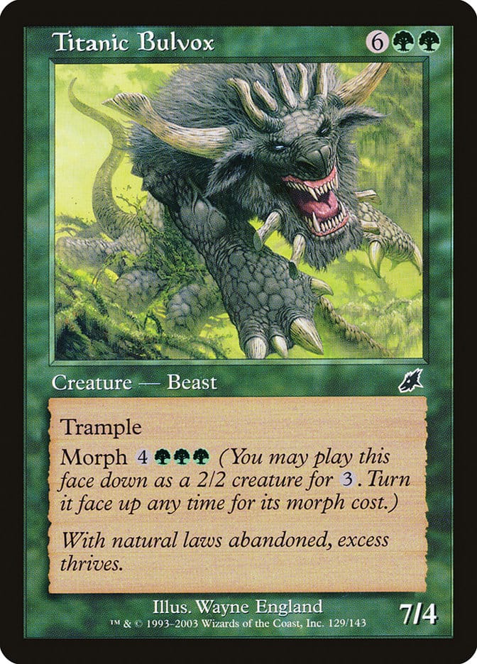 Titanic Bulvox [Scourge] Magic: The Gathering