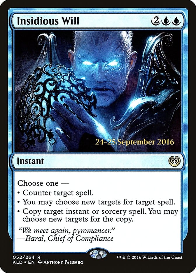 Insidious Will [Kaladesh Prerelease Promos] Magic: The Gathering