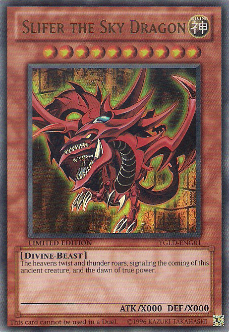 Slifer the Sky Dragon [YGLD-ENG01] Ultra Rare Yu-Gi-Oh!
