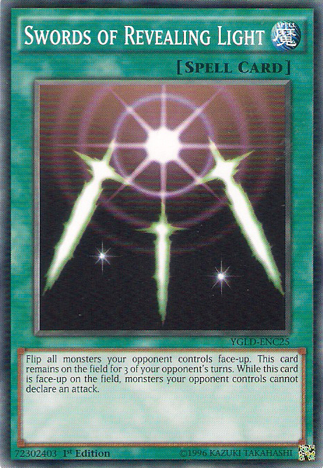 Swords of Revealing Light [YGLD-ENC25] Common Yu-Gi-Oh!