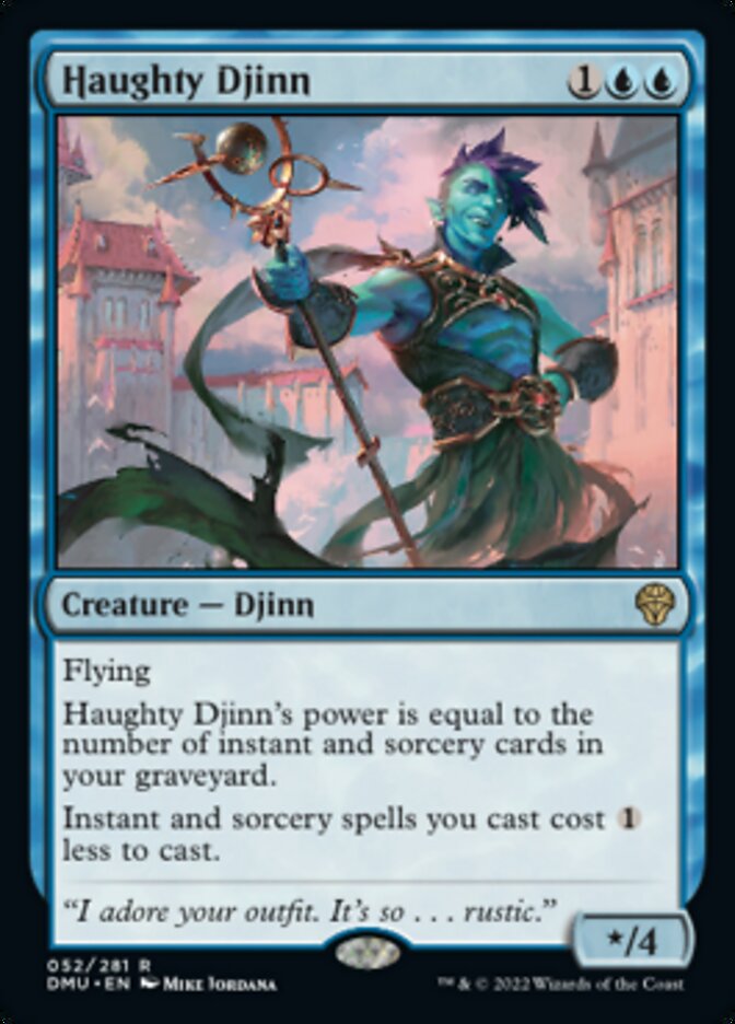 Haughty Djinn [Dominaria United] Magic: The Gathering