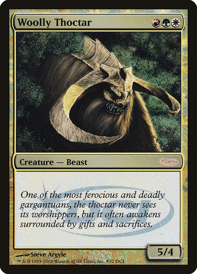 Woolly Thoctar [Wizards Play Network 2008] Magic: The Gathering