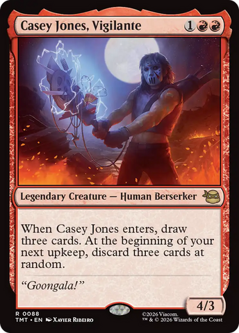 Casey Jones, Vigilante [Teenage Mutant Ninja Turtles] Magic: The Gathering