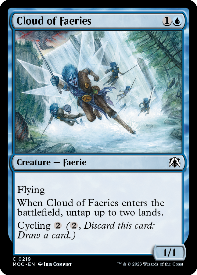 Cloud of Faeries [March of the Machine Commander] Magic: The Gathering