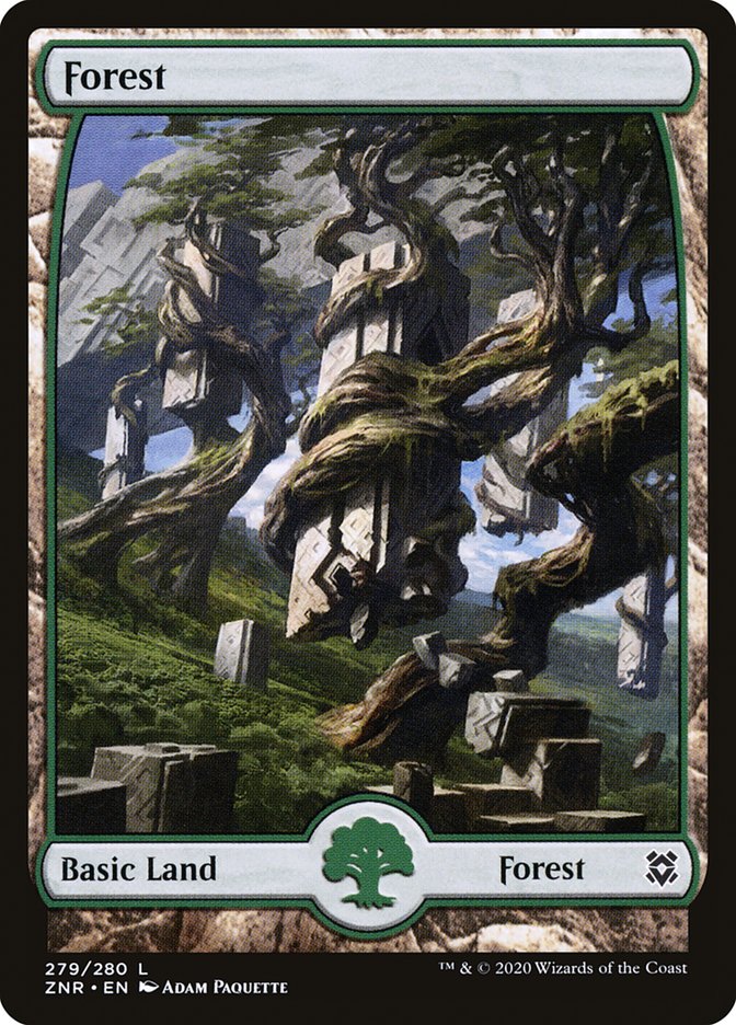 Forest (279) [Zendikar Rising] Magic: The Gathering