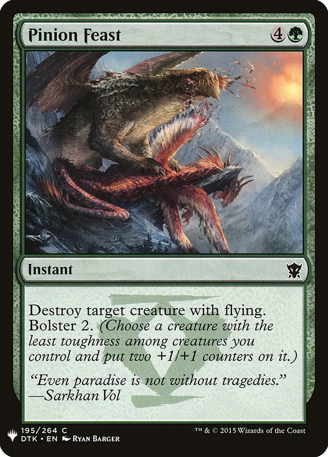 Pinion Feast [Mystery Booster] Magic: The Gathering