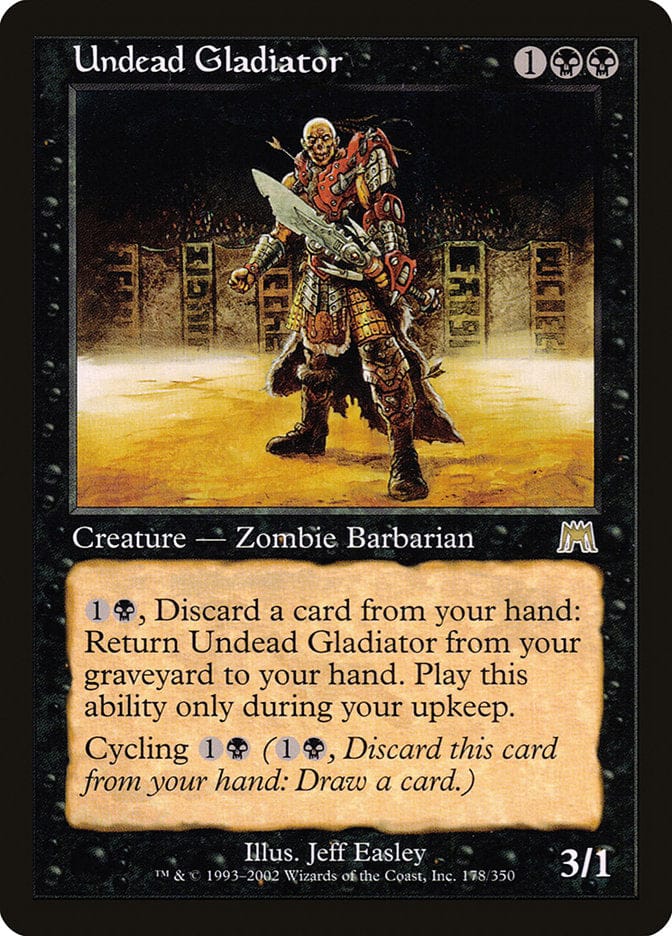 Undead Gladiator [Onslaught] Magic: The Gathering