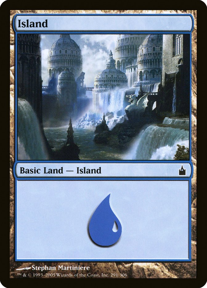 Island (291) [Ravnica: City of Guilds] Magic: The Gathering