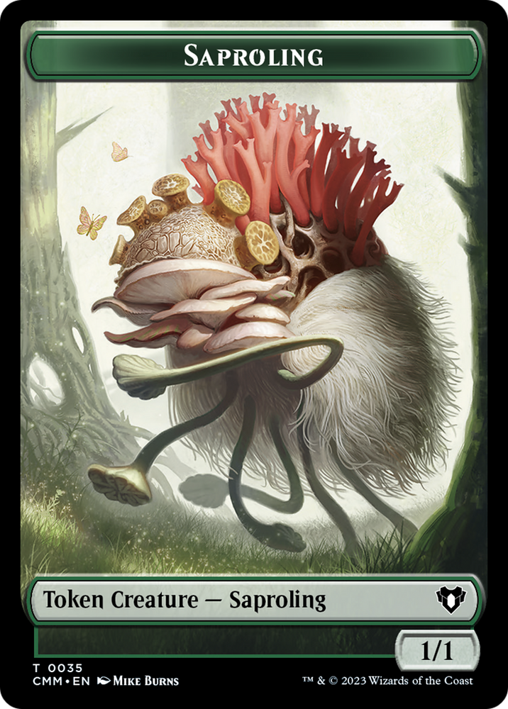 Saproling Token [Commander Masters Tokens] Magic: The Gathering
