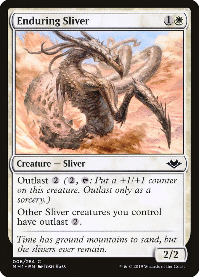 Enduring Sliver [Modern Horizons] Magic: The Gathering