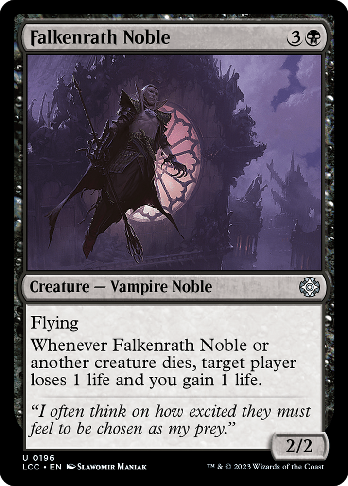 Falkenrath Noble [The Lost Caverns of Ixalan Commander] Magic: The Gathering