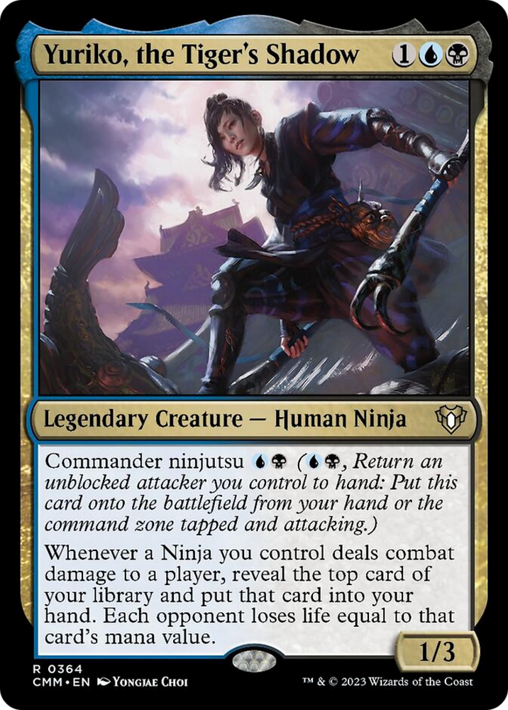 Yuriko, the Tiger's Shadow [Commander Masters] Magic: The Gathering