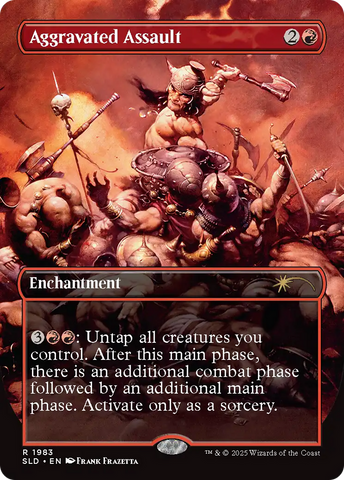 Aggravated Assault (1983) (Rainbow Foil) [Secret Lair Drop Series] Magic: The Gathering