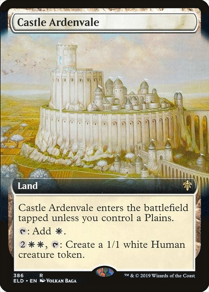 Castle Ardenvale (Extended Art) [Throne of Eldraine] Magic: The Gathering