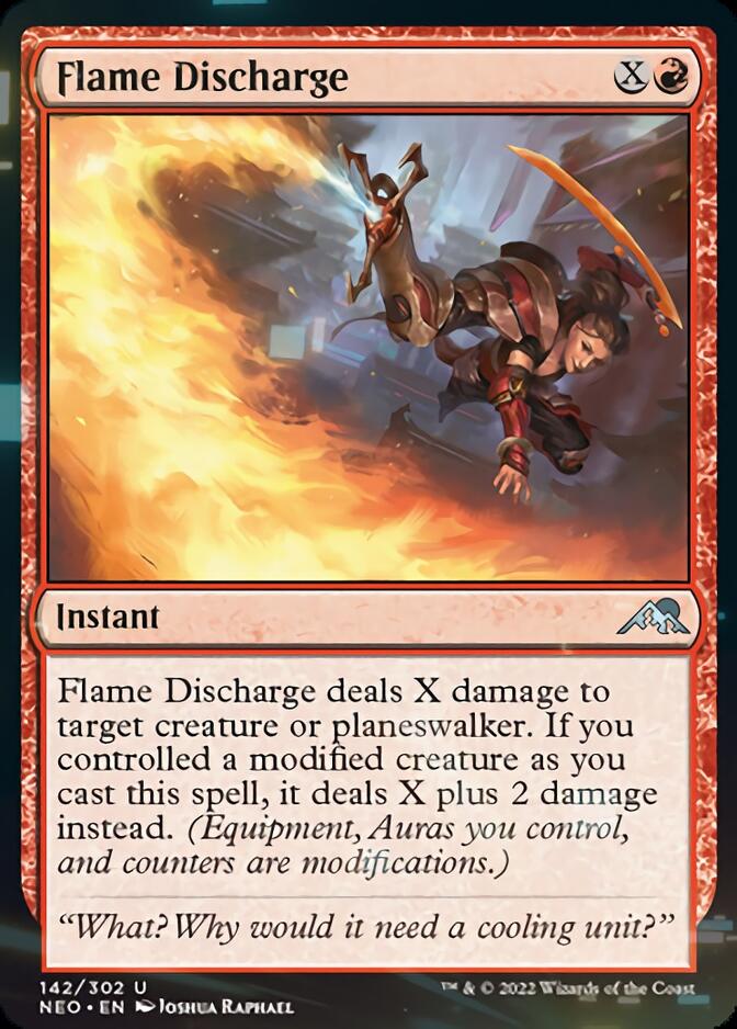 Flame Discharge [Kamigawa: Neon Dynasty] Magic: The Gathering
