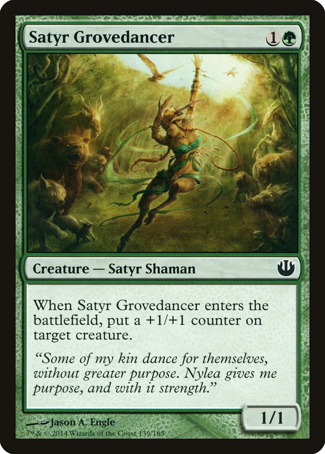 Satyr Grovedancer [Journey into Nyx] Magic: The Gathering