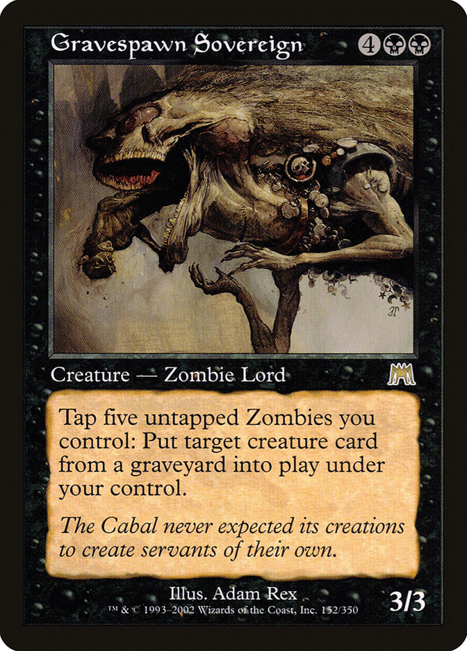 Gravespawn Sovereign [Onslaught] Magic: The Gathering