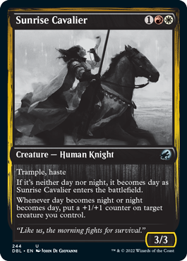 Sunrise Cavalier [Innistrad: Double Feature] Magic: The Gathering