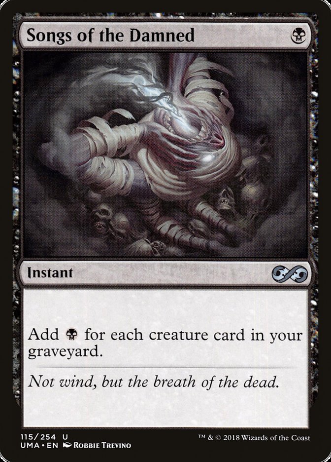 Songs of the Damned [Ultimate Masters] Magic: The Gathering