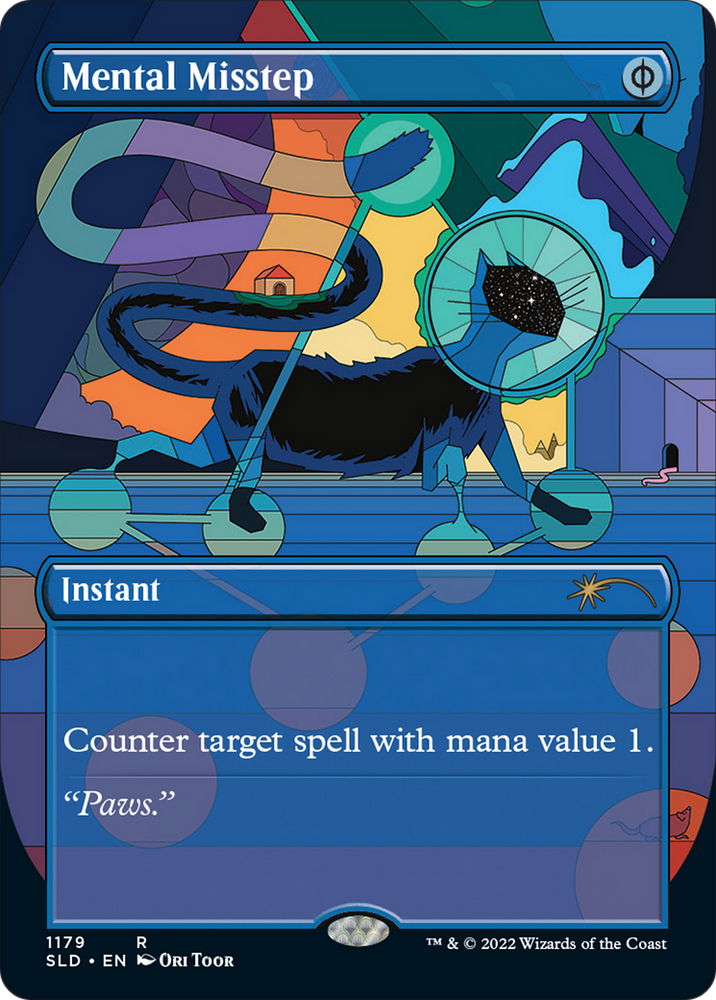 Mental Misstep (Borderless) [Secret Lair Drop Series] Magic: The Gathering