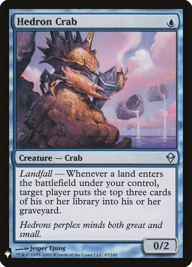 Hedron Crab [Mystery Booster] Magic: The Gathering