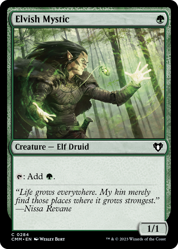 Elvish Mystic [Commander Masters] Magic: The Gathering