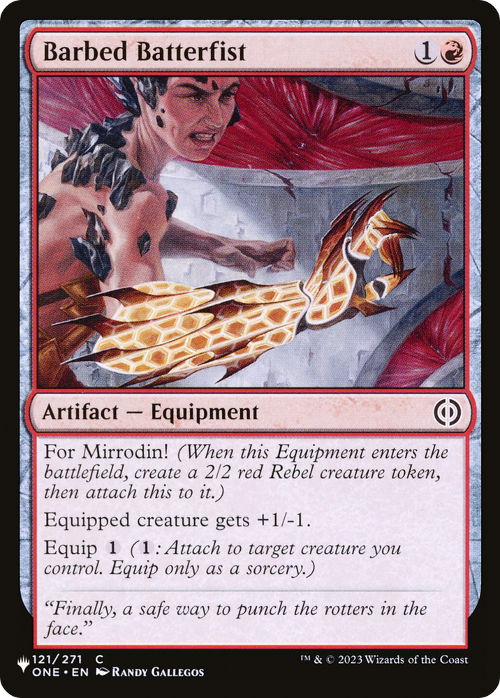 Barbed Batterfist [The List] Magic: The Gathering