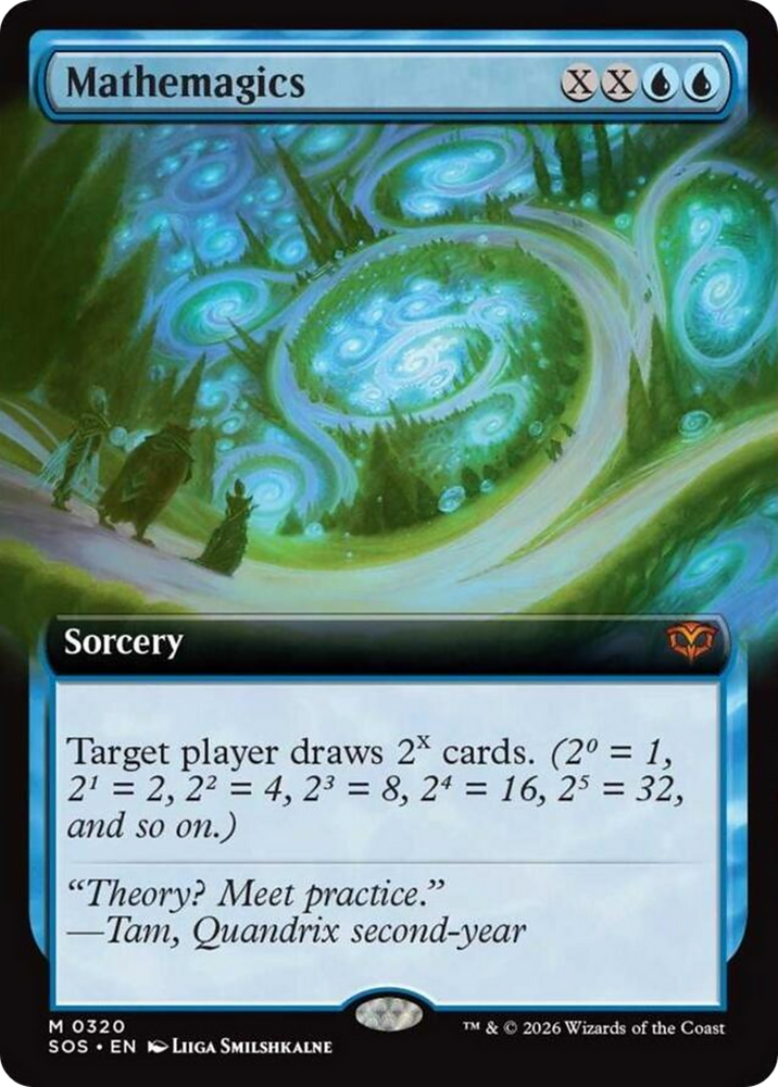 Mathemagics (Extended Art) [Secrets of Strixhaven] Magic: The Gathering