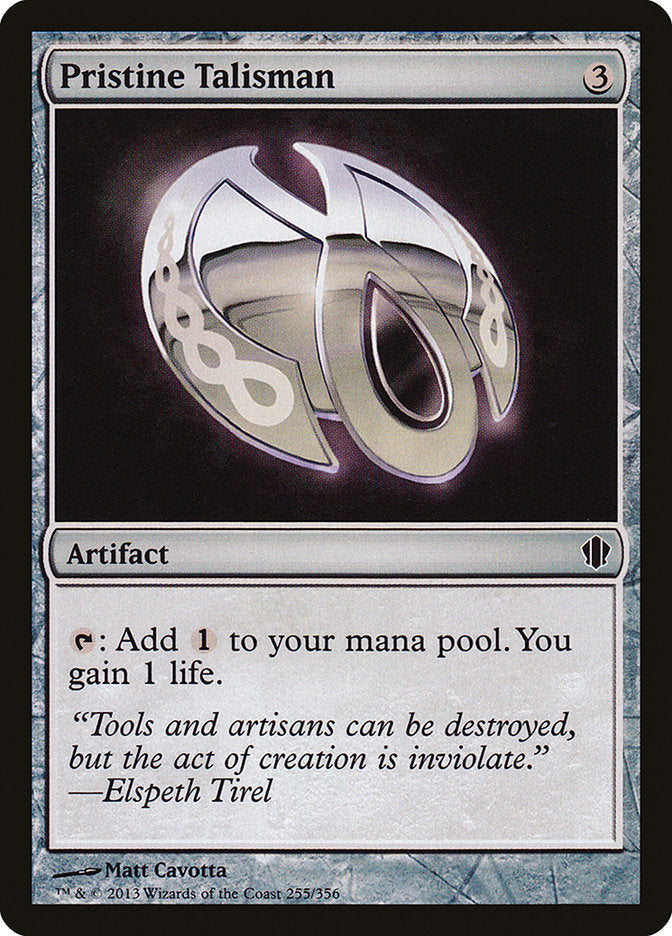 Pristine Talisman [Commander 2013] Magic: The Gathering