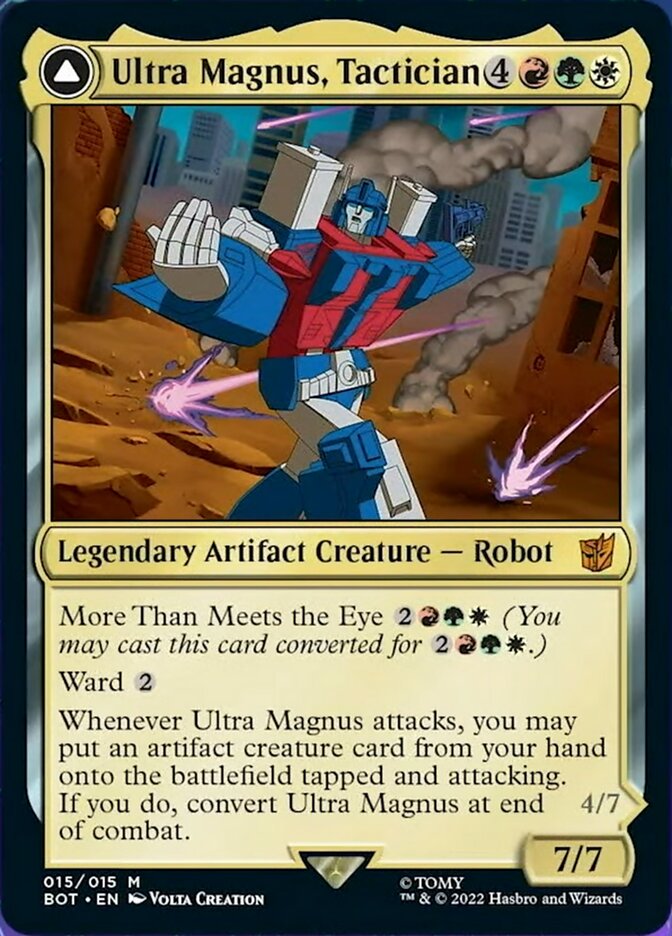 Ultra Magnus, Tactician // Ultra Magnus, Armored Carrier [Transformers] Magic: The Gathering