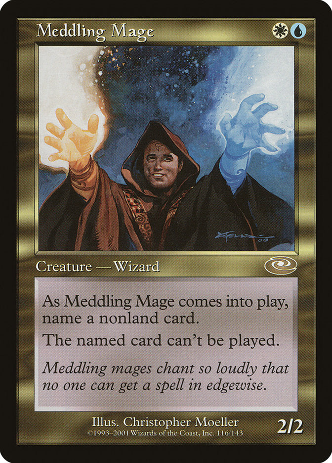 Meddling Mage [Planeshift] Magic: The Gathering