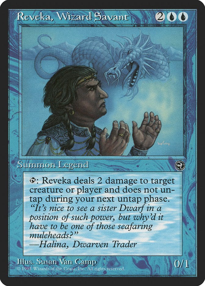Reveka, Wizard Savant [Homelands] Magic: The Gathering