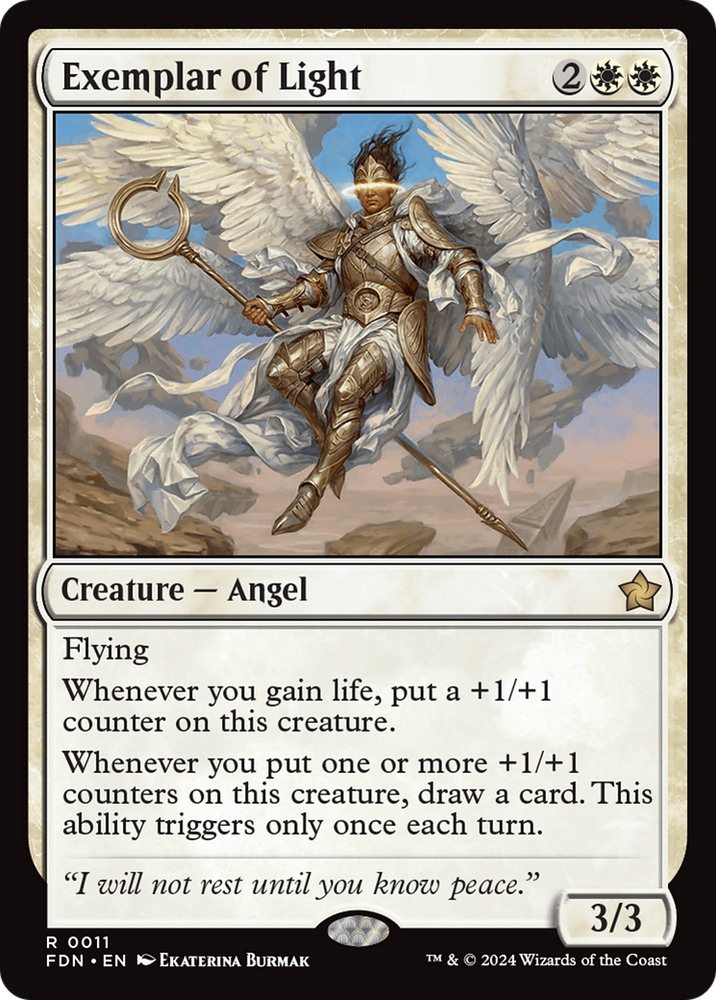Exemplar of Light [Foundations] Magic: The Gathering