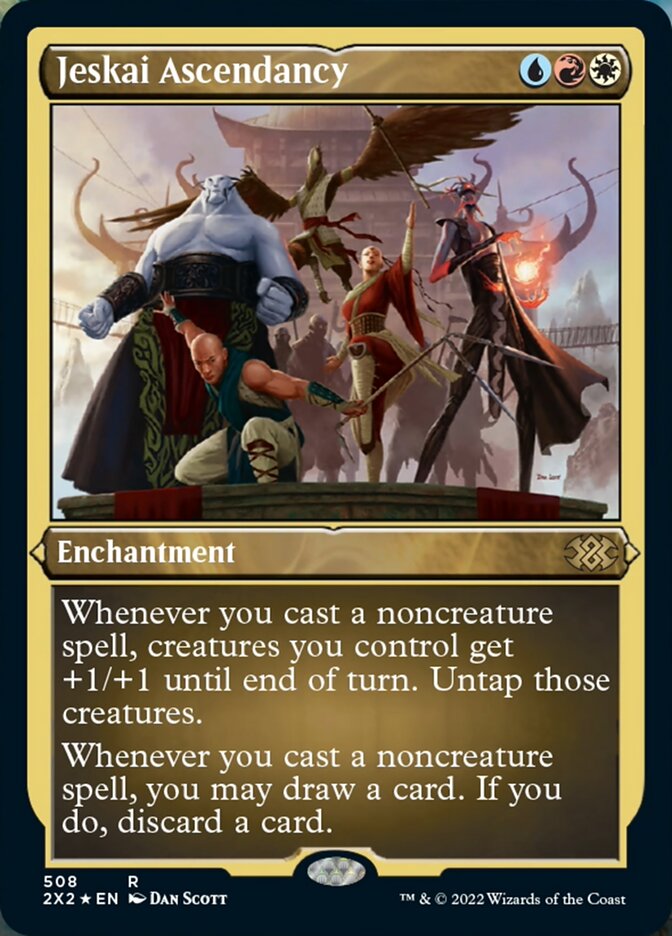 Jeskai Ascendancy (Foil Etched) [Double Masters 2022] Magic: The Gathering