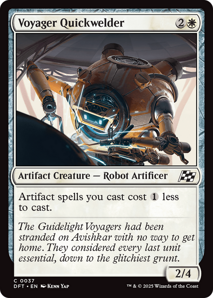 Voyager Quickwelder [Aetherdrift] Magic: The Gathering
