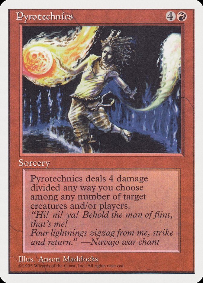 Pyrotechnics [Rivals Quick Start Set] Magic: The Gathering
