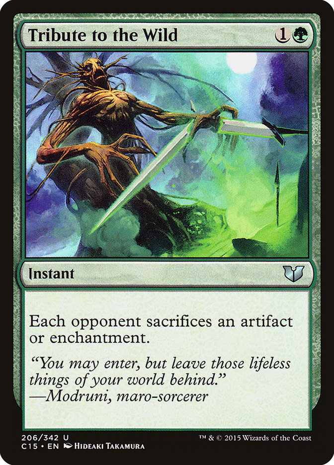 Tribute to the Wild [Commander 2015] Magic: The Gathering