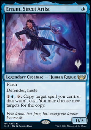 Errant, Street Artist (Promo Pack) [Streets of New Capenna Promos] Magic: The Gathering