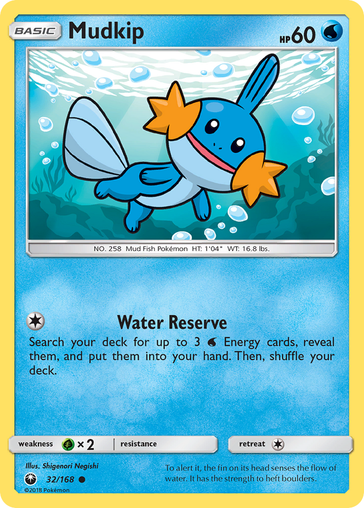 Mudkip (32/168) [Sun & Moon: Celestial Storm] Pokémon
