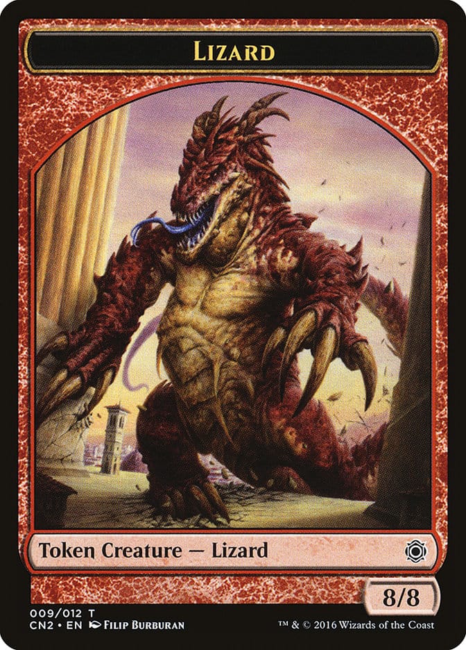 Lizard Token [Conspiracy: Take the Crown Tokens] Magic: The Gathering