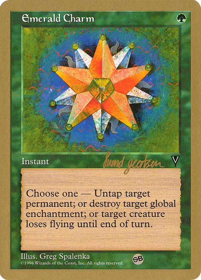 Emerald Charm (Svend Geertsen) (SB) [World Championship Decks 1997] Magic: The Gathering