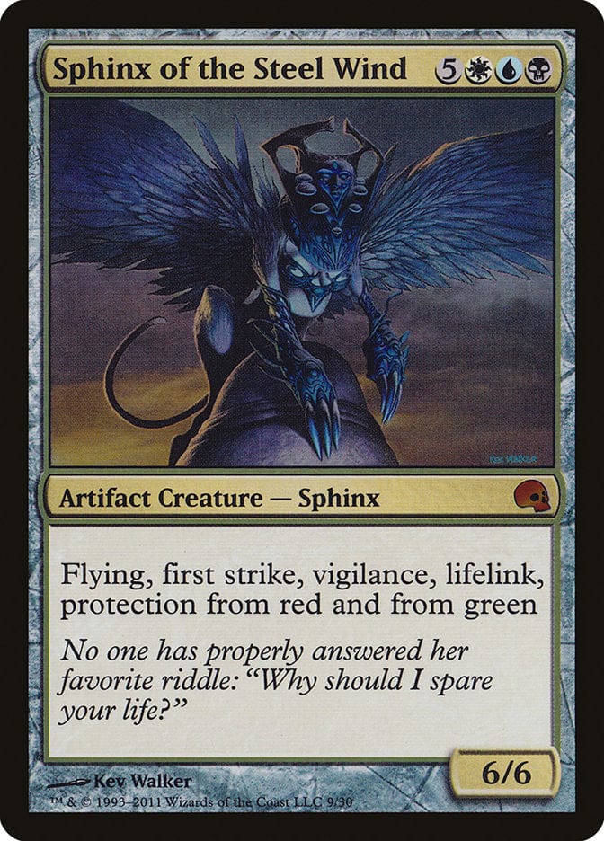 Sphinx of the Steel Wind [Premium Deck Series: Graveborn] Magic: The Gathering