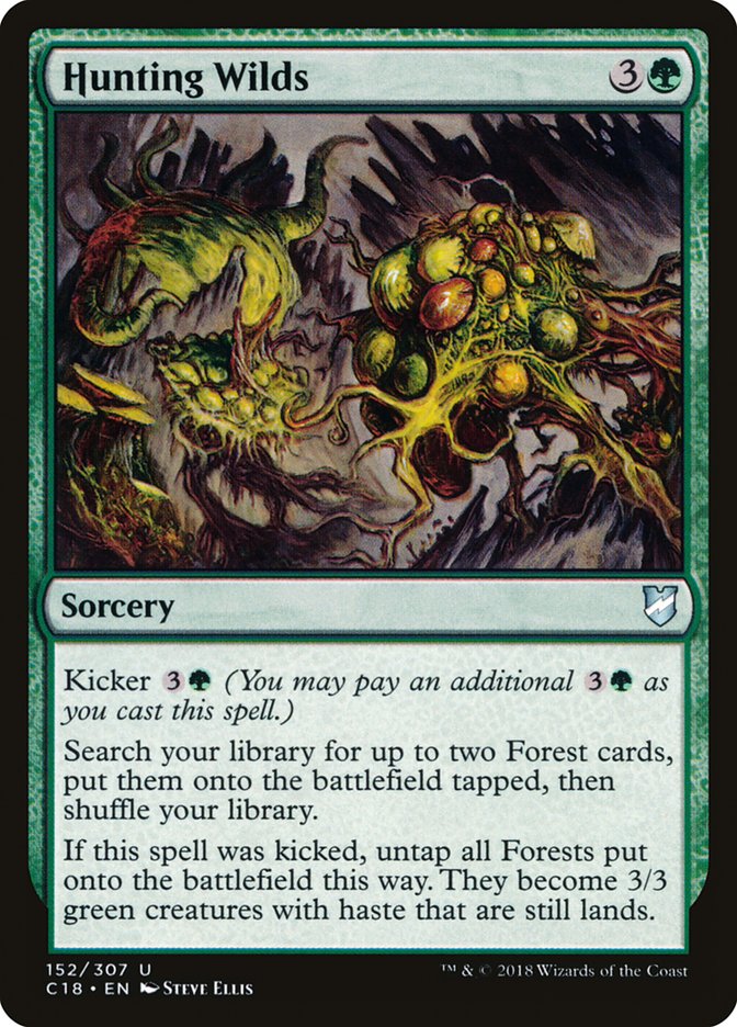 Hunting Wilds [Commander 2018] Magic: The Gathering