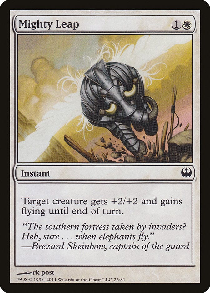 Mighty Leap [Duel Decks: Knights vs. Dragons] Magic: The Gathering