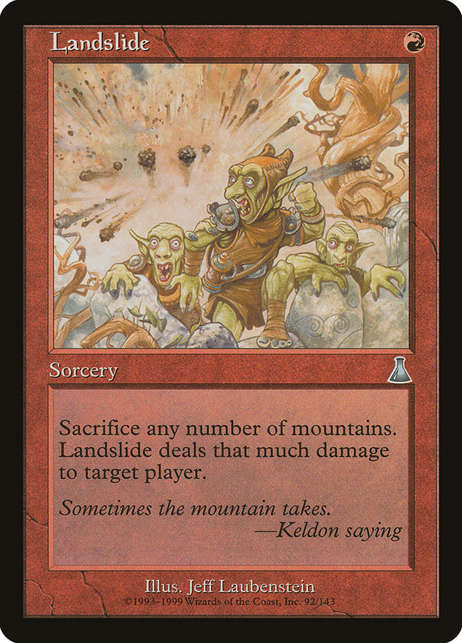 Landslide [Urza's Destiny] Magic: The Gathering