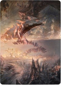 Needleverge Pathway Art Card [Zendikar Rising Art Series] Magic: The Gathering