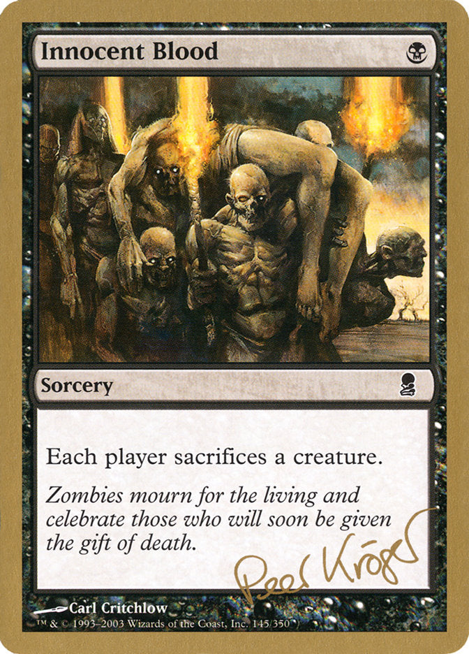 Innocent Blood (Peer Kroger) [World Championship Decks 2003] Magic: The Gathering